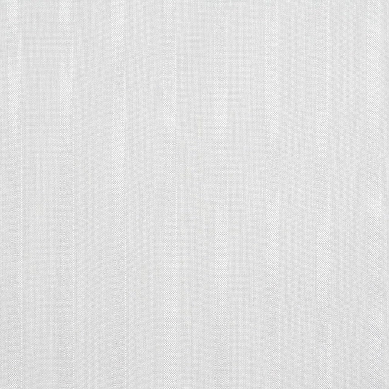 White Stripe Sheer Woven Pattern Upholstery Fabric by The Yard - SKU: Nieman Lace